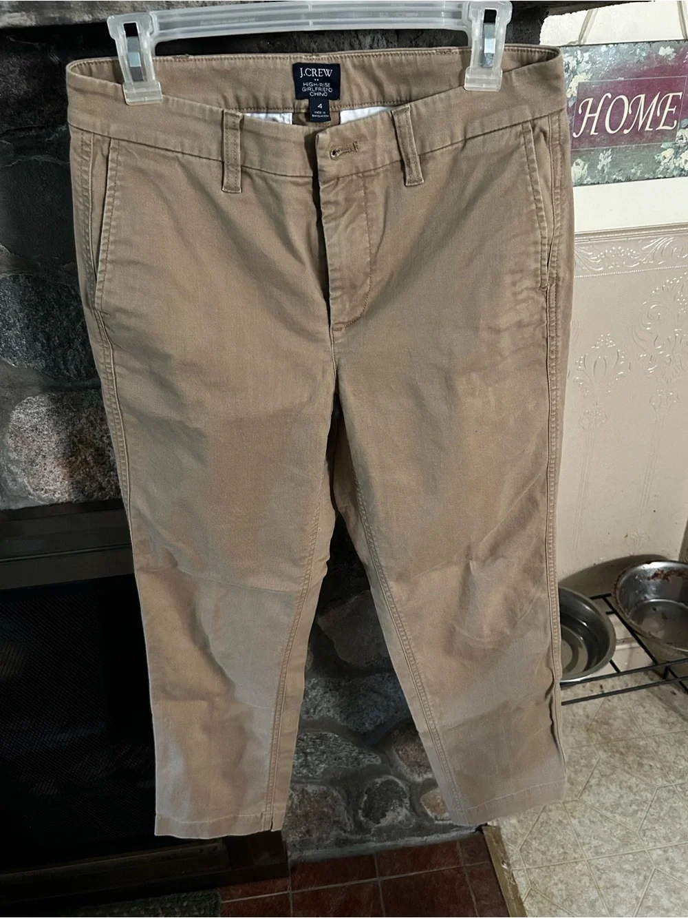J. Crew Men's Tan Chino Pants - Straight Leg
